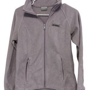Women’s Columbia Light Purple Fleece Jacket.  Size S